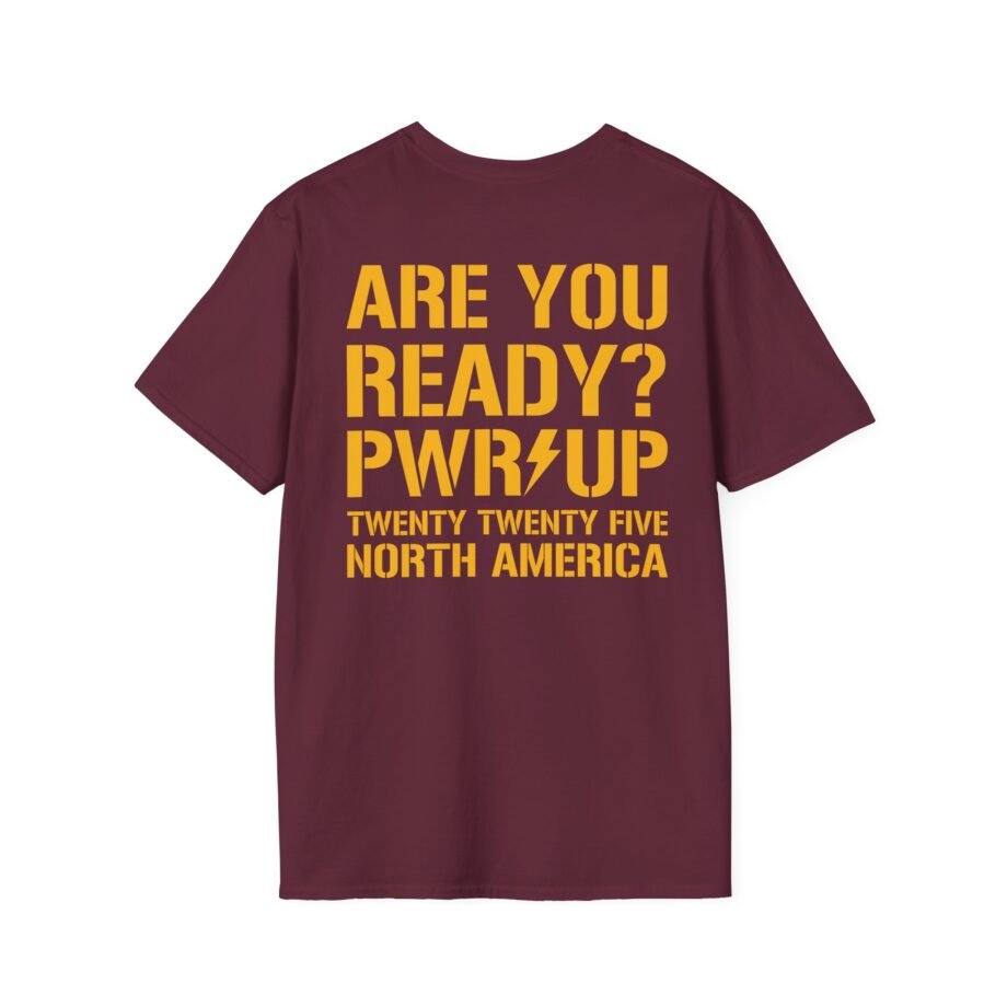 Acdc Are You Ready? Pwr Up 2025 Tour Unisex Softstyle T-Shirt