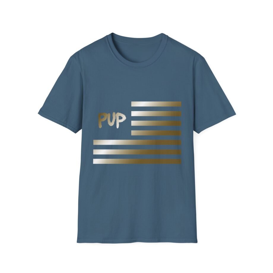 Pup Gold Foil Unisex Softstyle T-Shirt