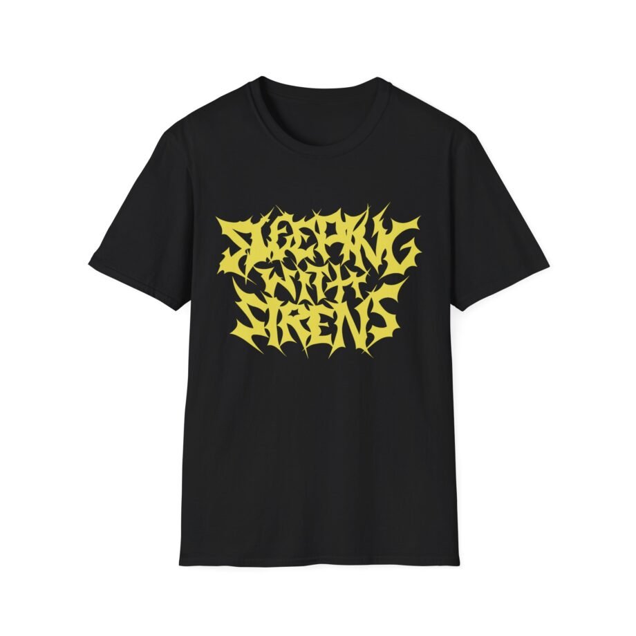 Sleeping With Sirens Metal Logo Unisex Softstyle T-Shirt
