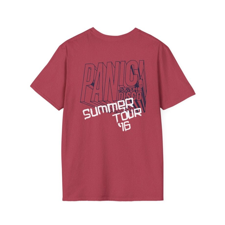 Panic at the Disco Big Block Winter Tour Unisex Softstyle T-Shirt