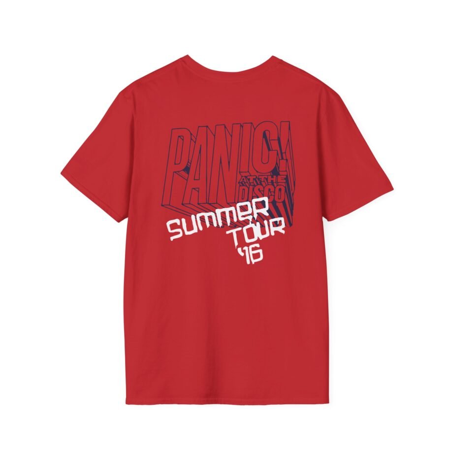 Panic at the Disco Big Block Winter Tour Unisex Softstyle T-Shirt