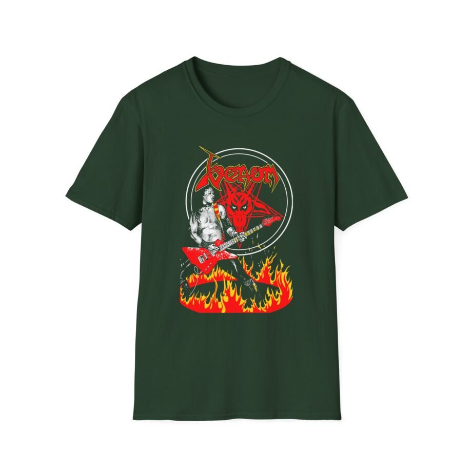 Venom Cronos in Flames Unisex Softstyle T-Shirt