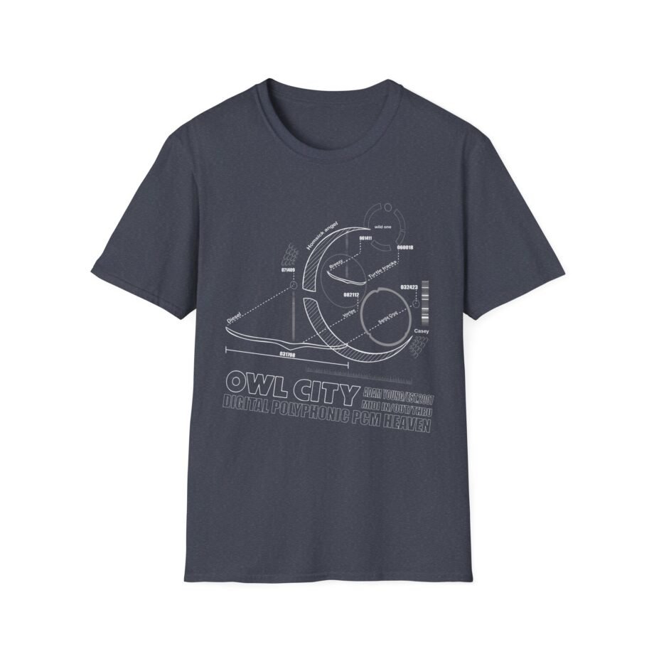 Owl City Schematic Unisex Soft-style T-shirt
