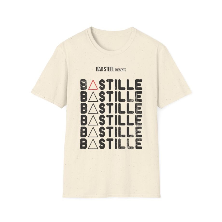 Bastille X Repeat Logo Unisex Softstyle T-Shirt