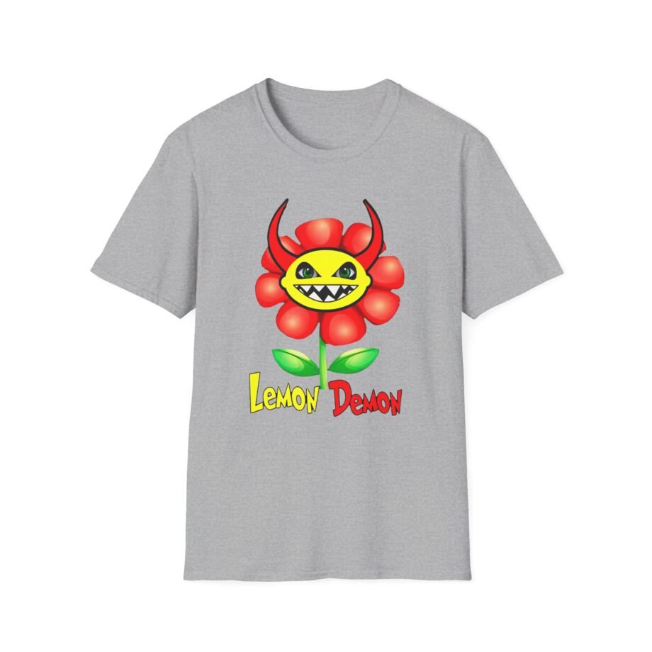 Lemon Demon Flower Unisex Softstyle T-Shirt