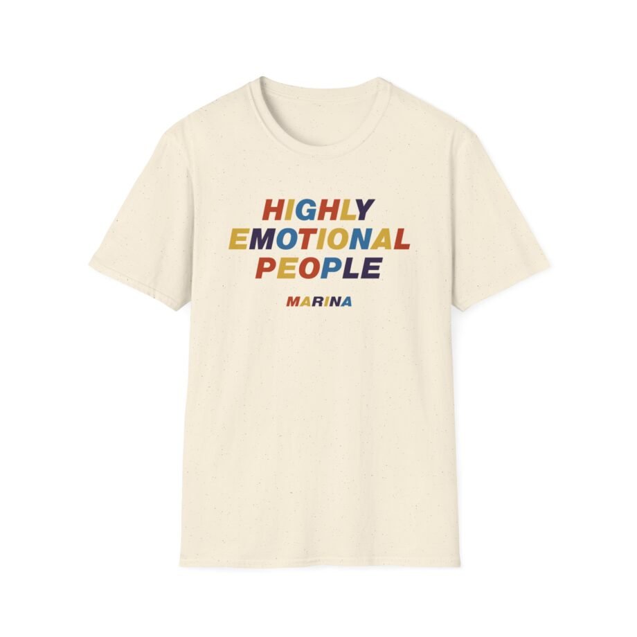 Marina Highly Emotional People Unisex Softstyle T-shirt
