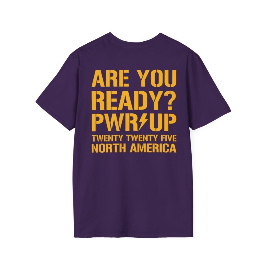Acdc Are You Ready? Pwr Up 2025 Tour Unisex Softstyle T-Shirt