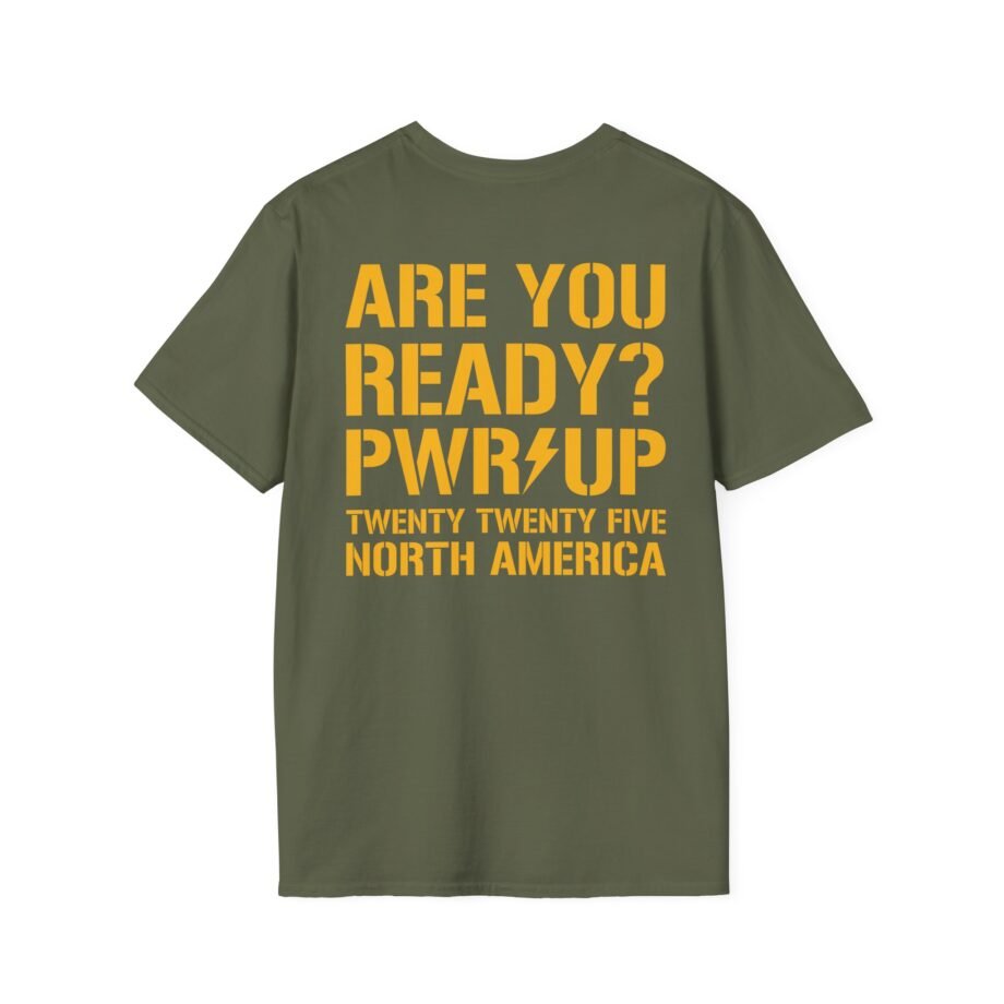Acdc Are You Ready? Pwr Up 2025 Tour Unisex Softstyle T-Shirt