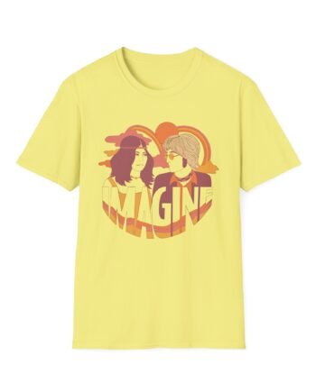 John Lennon Live as One Unisex Softstyle T-Shirt