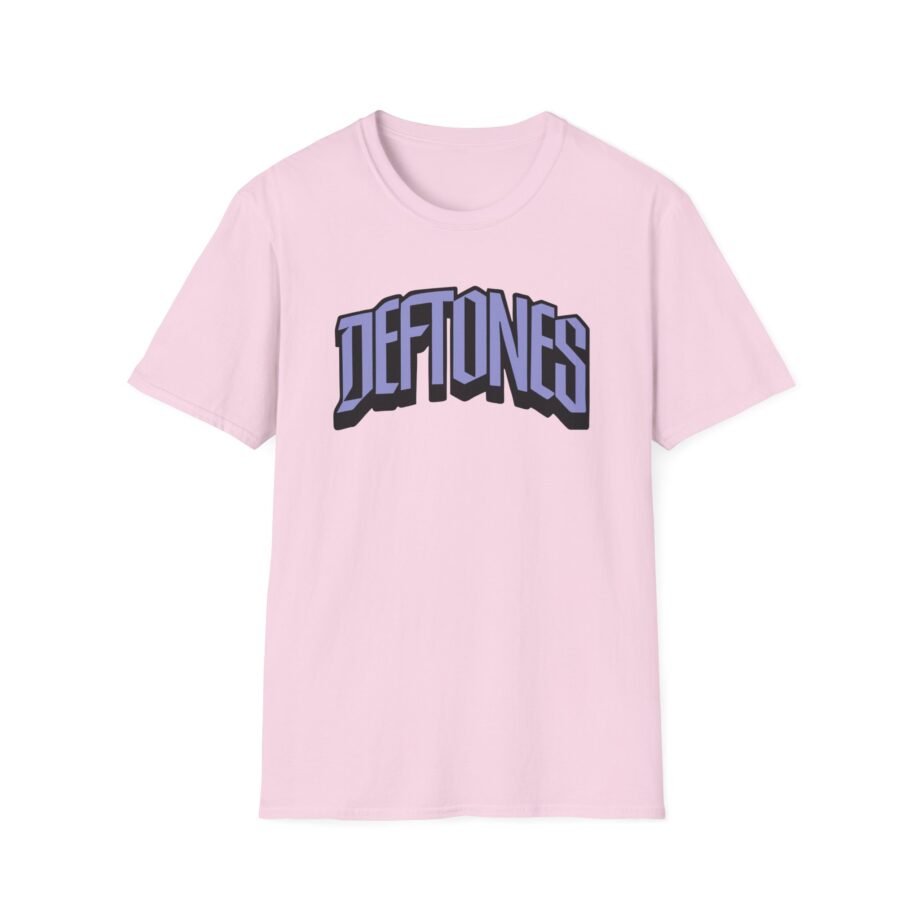 Deftones Tack Twill Logo Unisex Softstyle T-Shirt