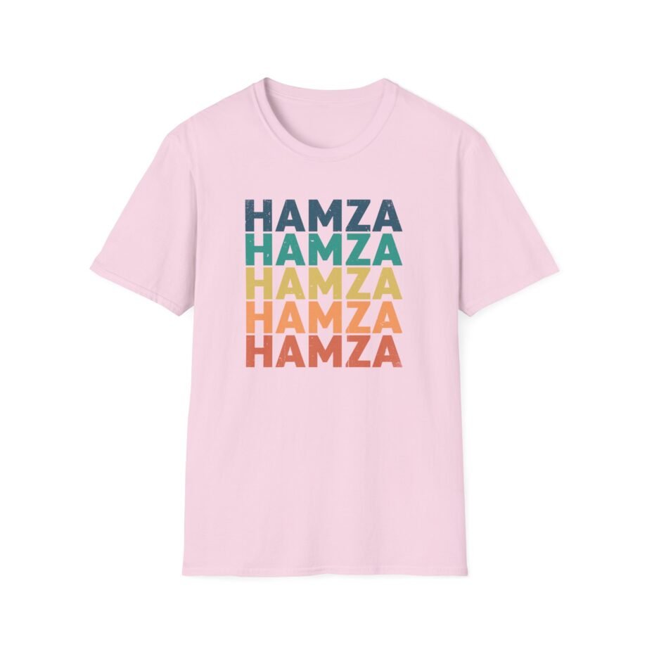Hamza Name Unisex Softstyle T-Shirt