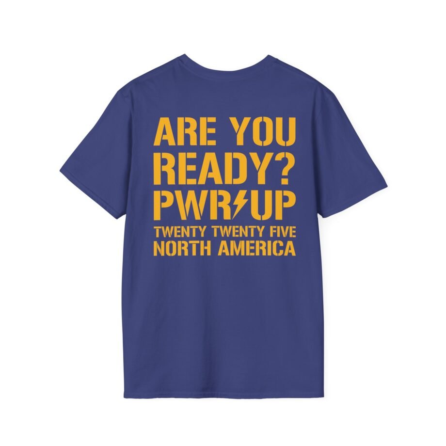 Acdc Are You Ready? Pwr Up 2025 Tour Unisex Softstyle T-Shirt