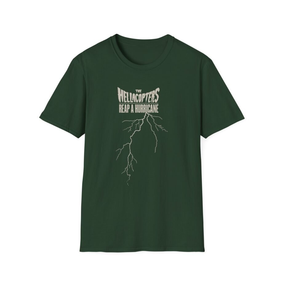 Hellacopters Hurricane Raglan Unisex Softstyle T-shirt