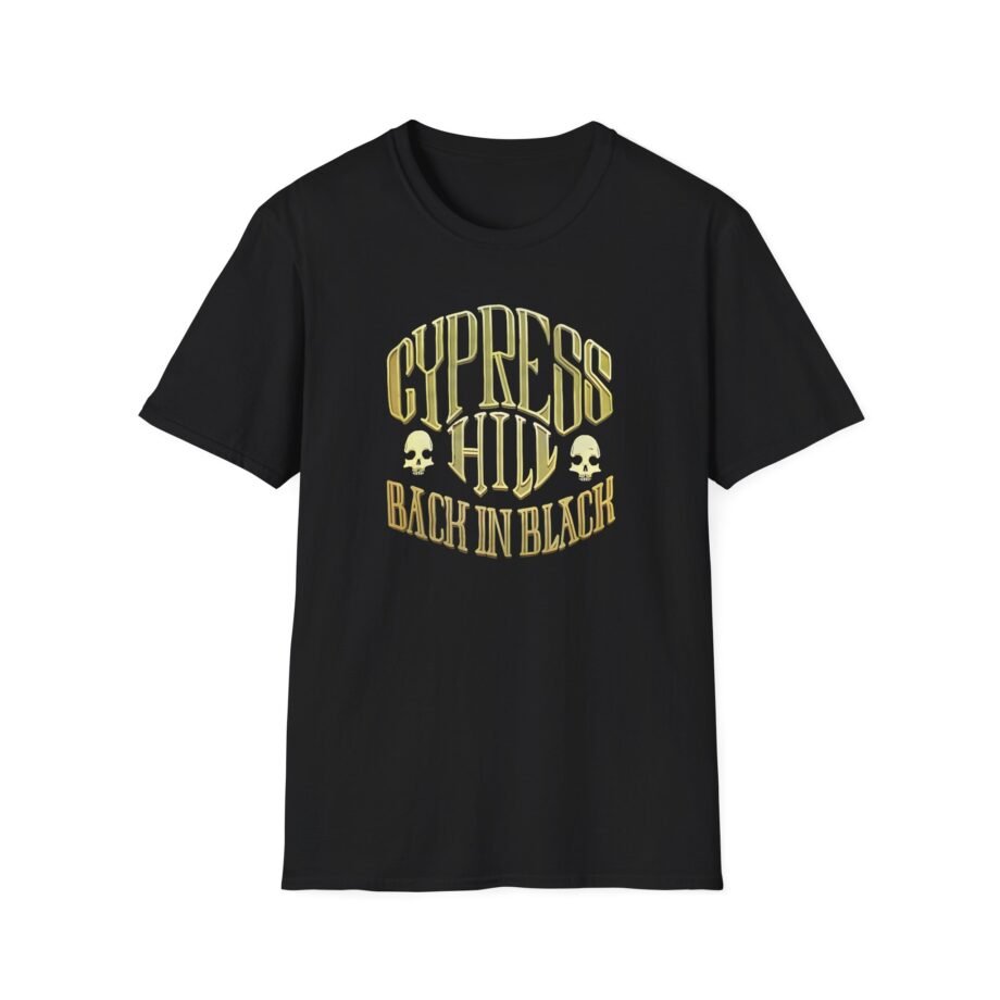 Cypress Hill Back In Black Unisex Softstyle T-Shirt