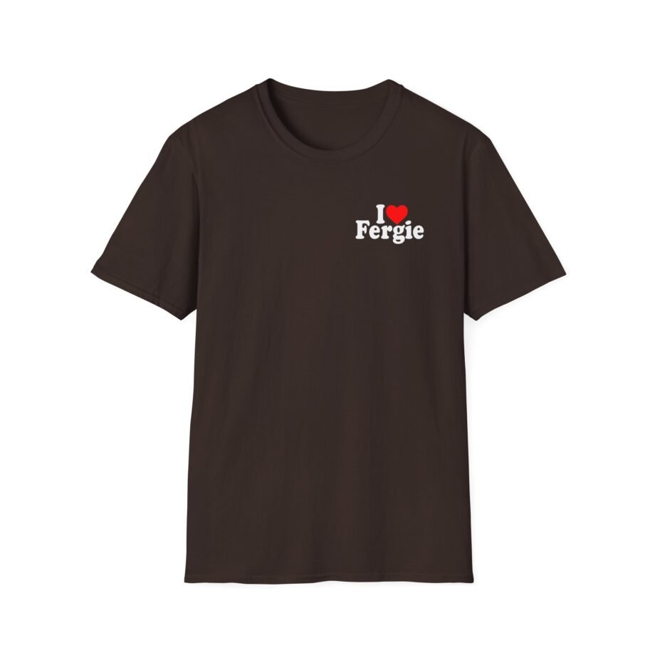 I Love Heart Fergie Unisex Softstyle T-Shirt