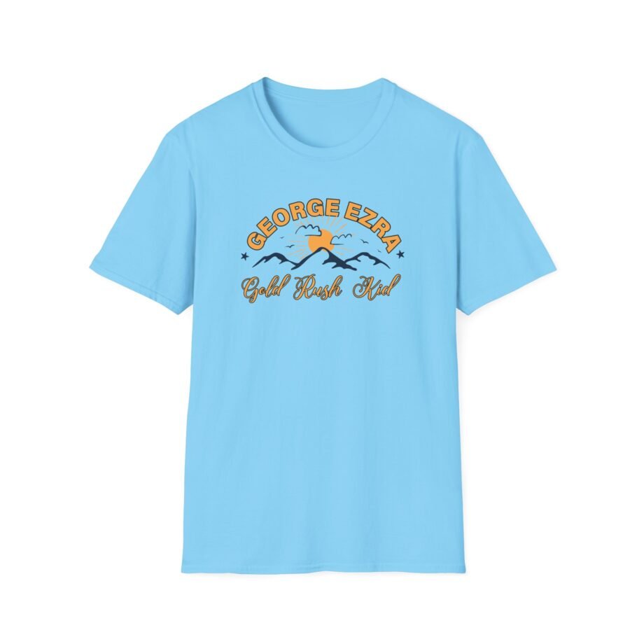 George Ezra Gold Rush Kid Mountains Unisex Softstyle T-Shirt