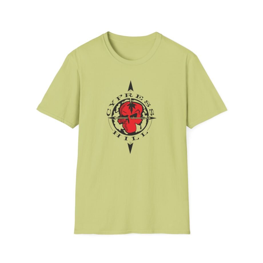 Cypress Hill Crazy Insane OG Skull N Compass Unisex Softstyle T-Shirt