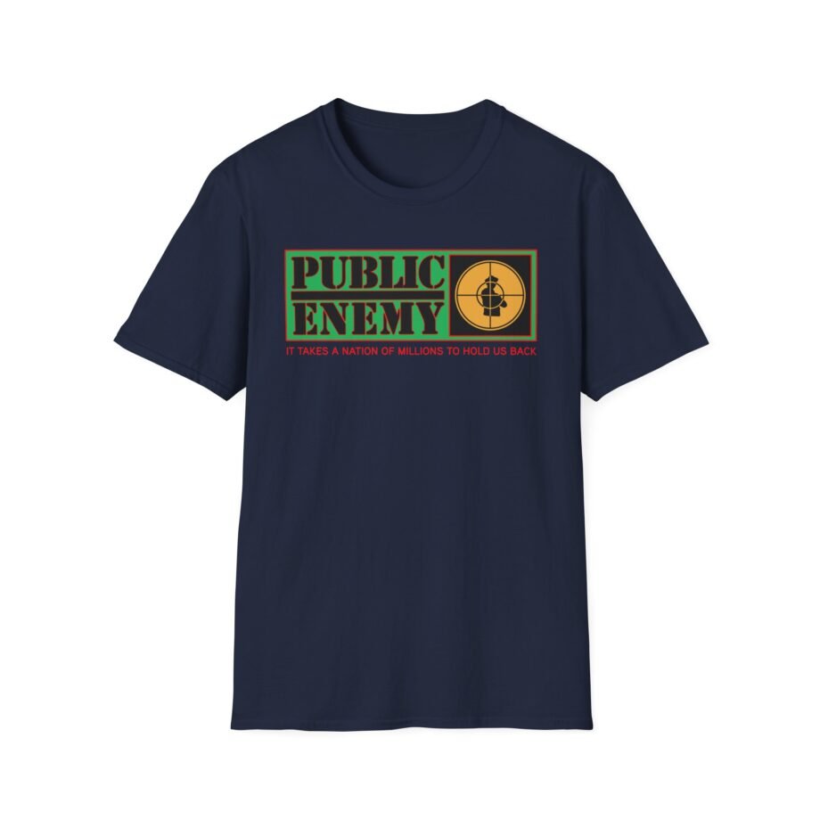 Public Enemy It Takes a Nation Sniper Logo Unisex Softstyle T-Shirt