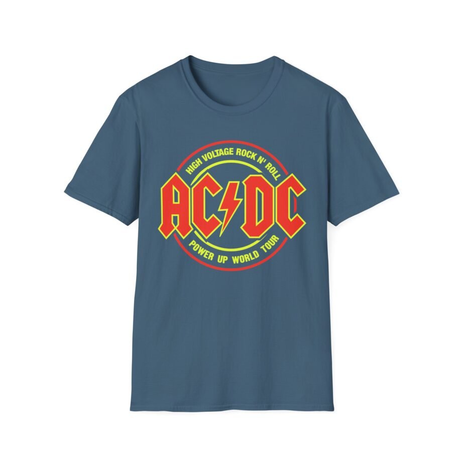 Acdc Pwr Up Tour Unisex Softstyle T-Shirt