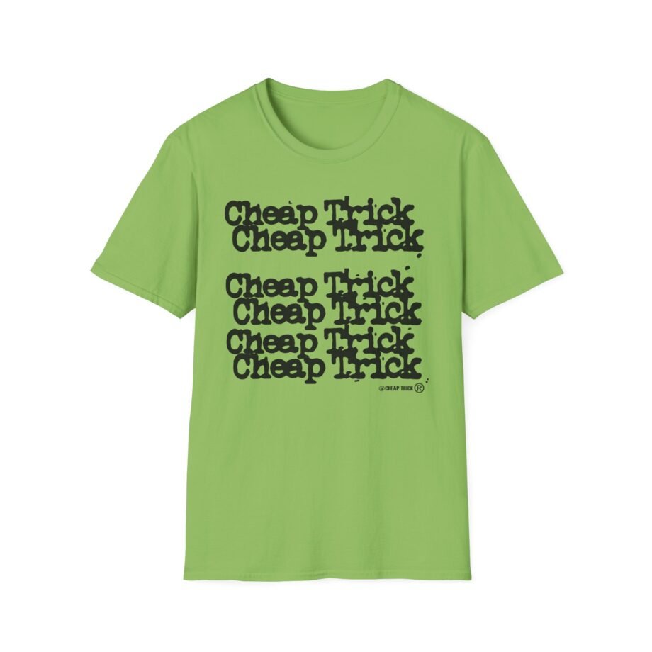 Cheap Trick Stacked Logo Unisex Softstyle T-shirt
