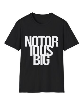 Biggie Smalls the Notorious B.i.g. Biker Unisex Softstyle T-Shirt