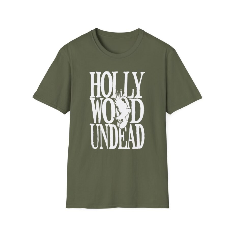 Hollywood Undead Stacked Dove & Grenade Logo Unisex Softstyle T-Shirt