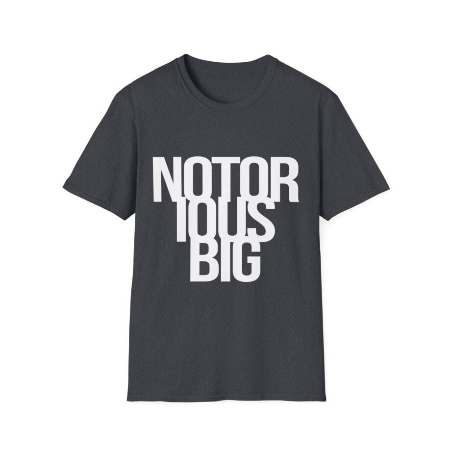 Biggie Smalls the Notorious B.i.g. Biker Unisex Softstyle T-Shirt