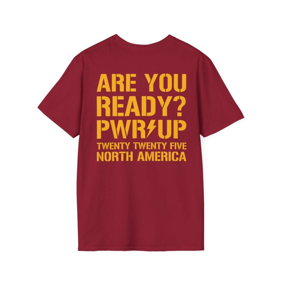 Acdc Are You Ready? Pwr Up 2025 Tour Unisex Softstyle T-Shirt