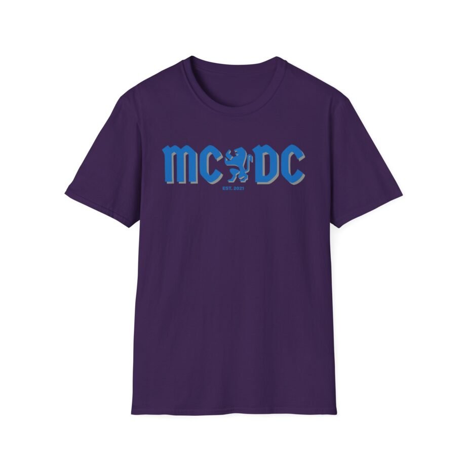 Detroit Lions Mc/dc Logo Unisex Softstyle T-Shirt