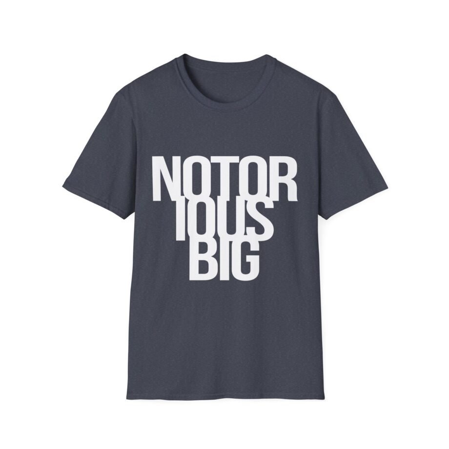 Biggie Smalls the Notorious B.i.g. Biker Unisex Softstyle T-Shirt