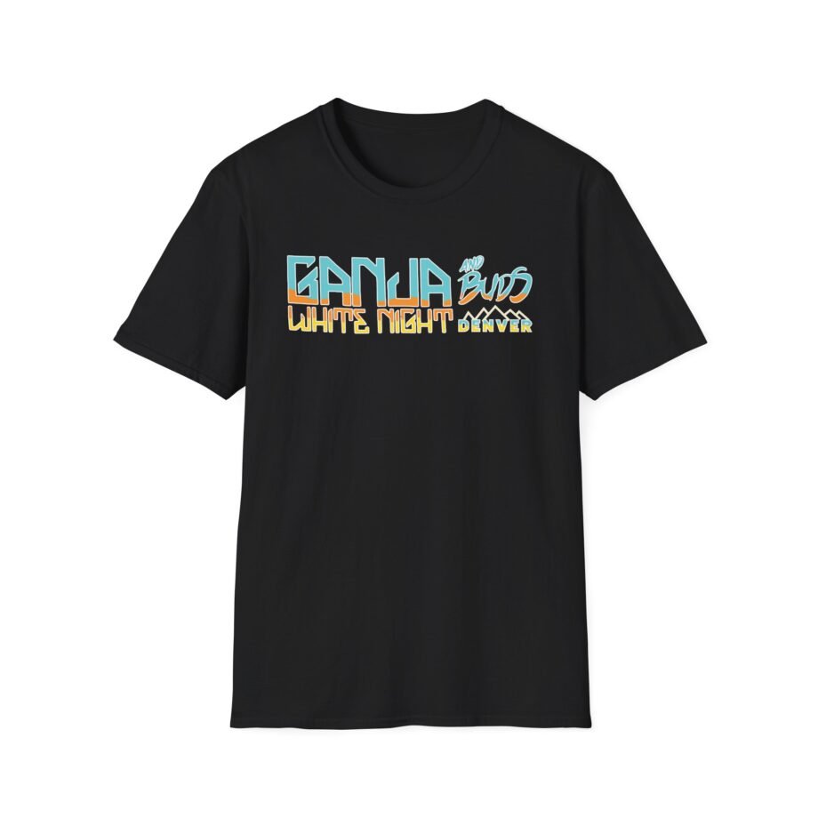 Ganja White Night Gwn & Buds Unisex Softstyle T-Shirt