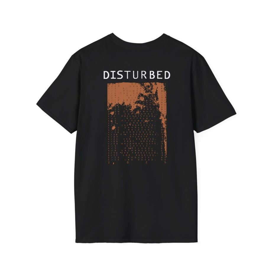 Disturbed Numb the Sickness Tour Unisex Softstyle T-Shirt