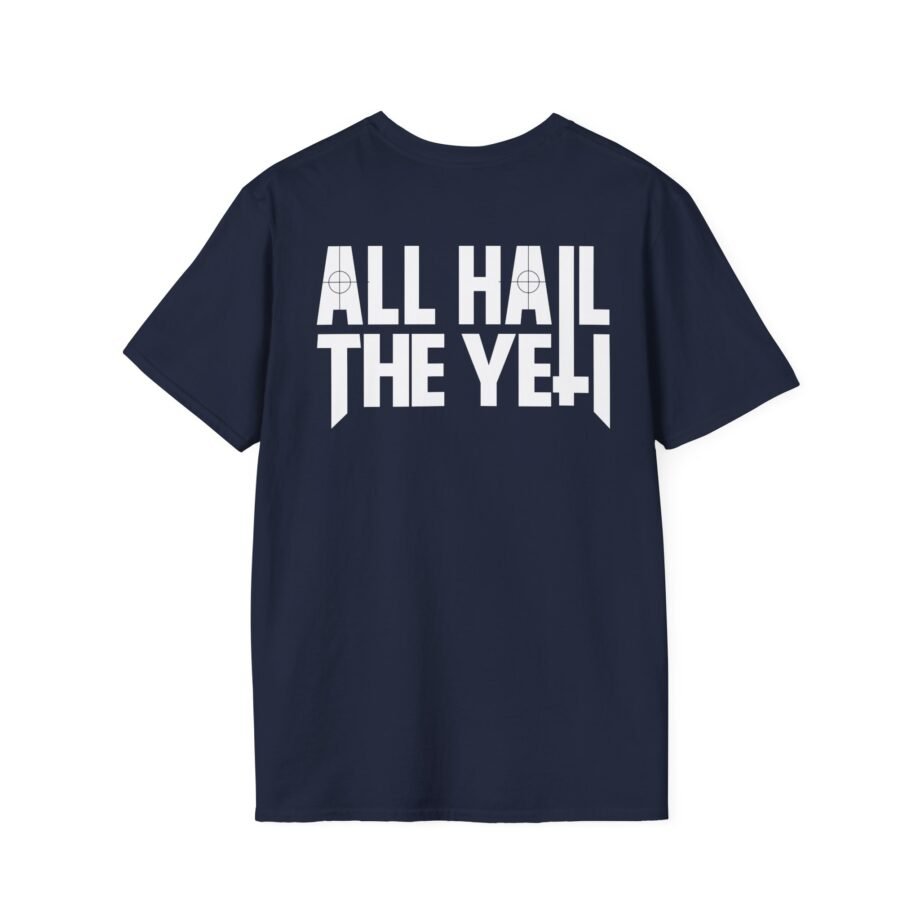 All Hail the Yeti Side Logo Unisex Softstyle T-Shirt