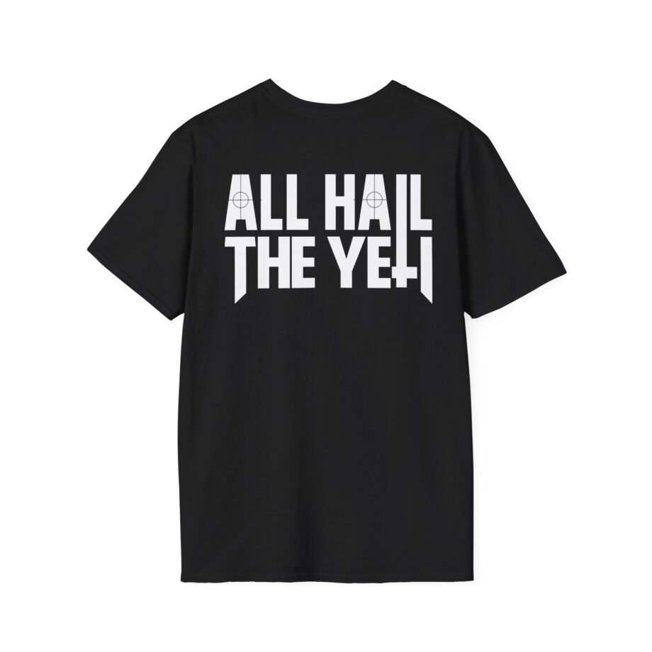 All Hail the Yeti Side Logo Unisex Softstyle T-Shirt