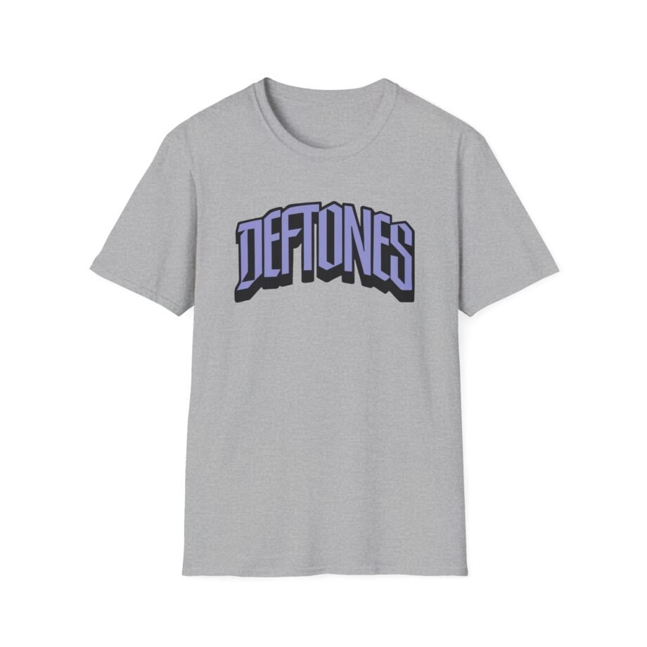 Deftones Tack Twill Logo Unisex Softstyle T-Shirt