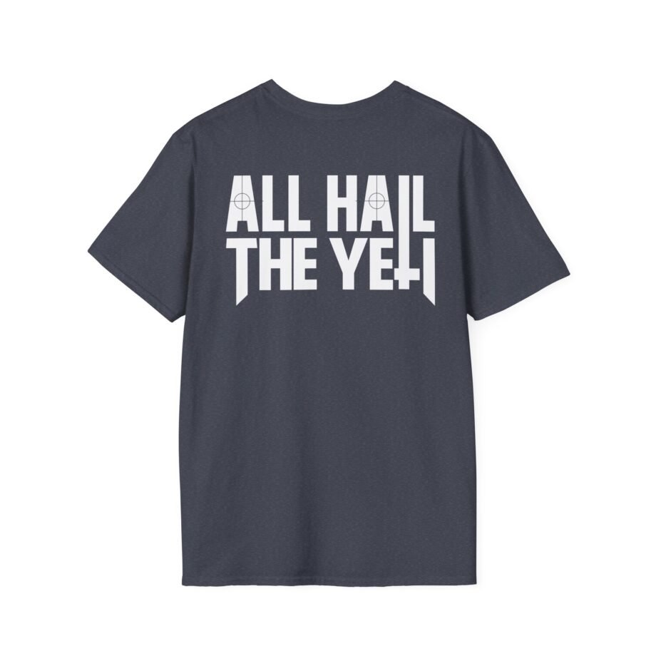All Hail the Yeti Side Logo Unisex Softstyle T-Shirt