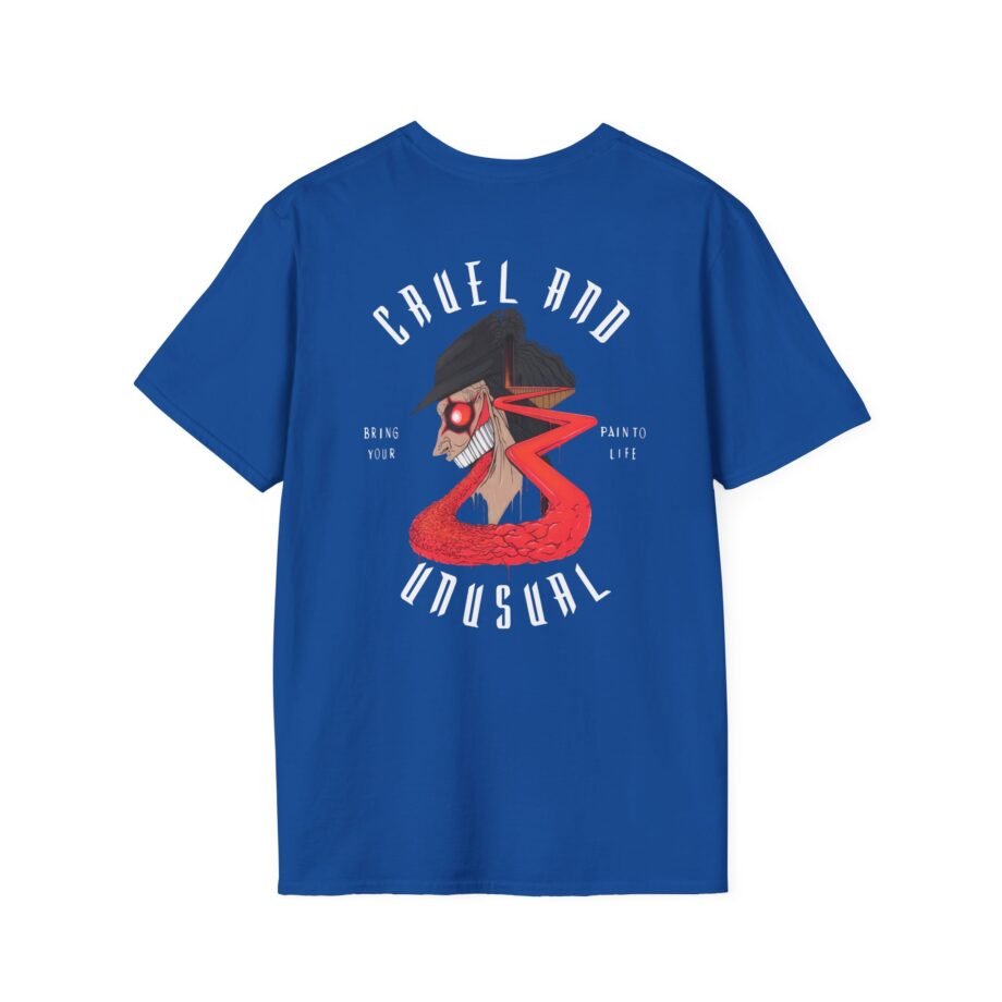 Avatar Band Cruel and Unusual Left Chest Unisex Softstyle T-Shirt