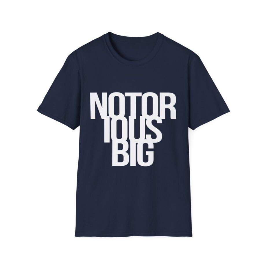 Biggie Smalls the Notorious B.i.g. Biker Unisex Softstyle T-Shirt