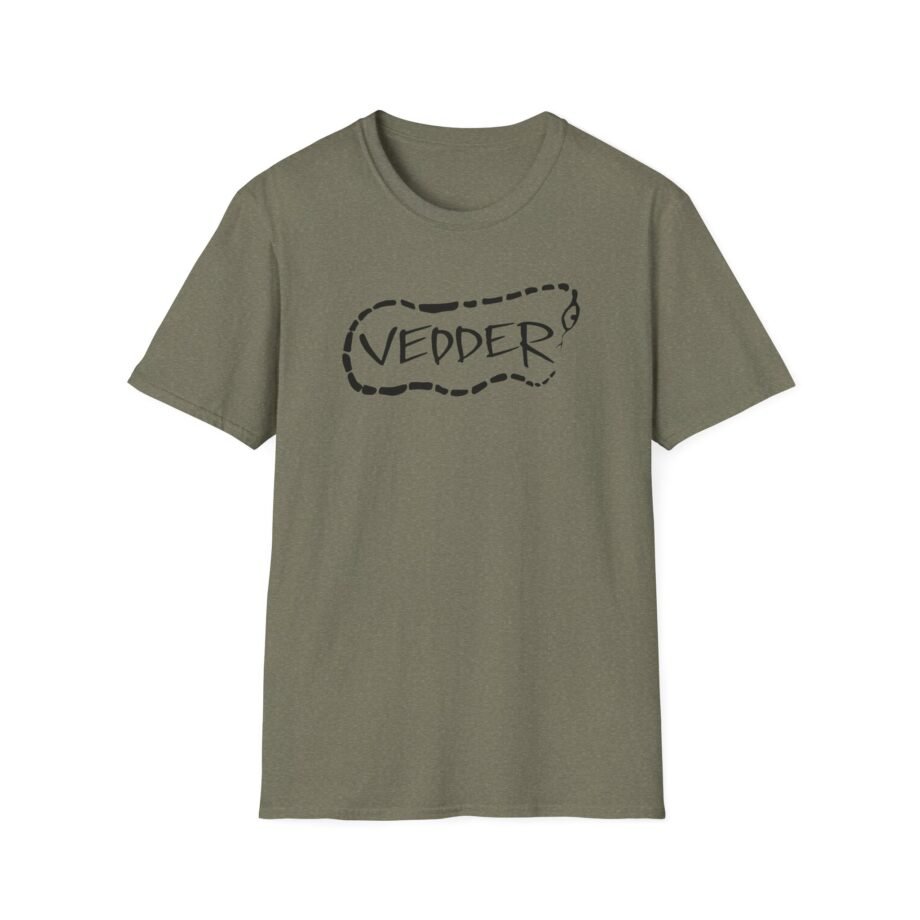 Pearl Jam Ev Stencil Snake Unisex Softstyle T-Shirt