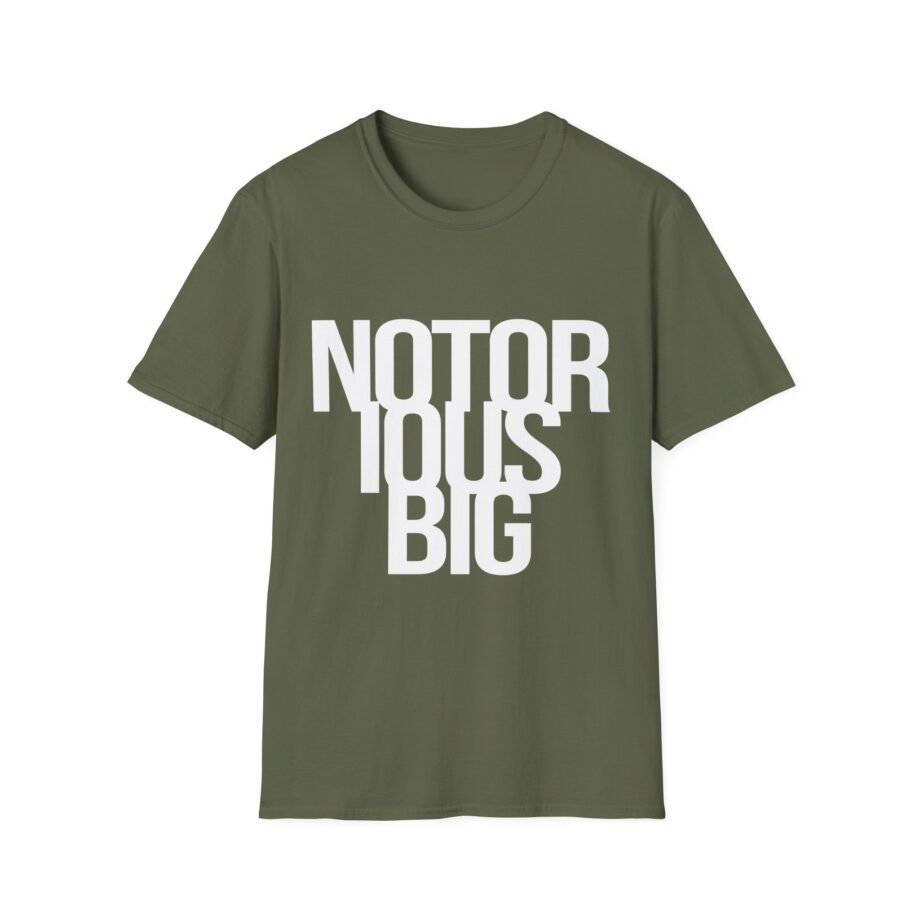 Biggie Smalls the Notorious B.i.g. Biker Unisex Softstyle T-Shirt