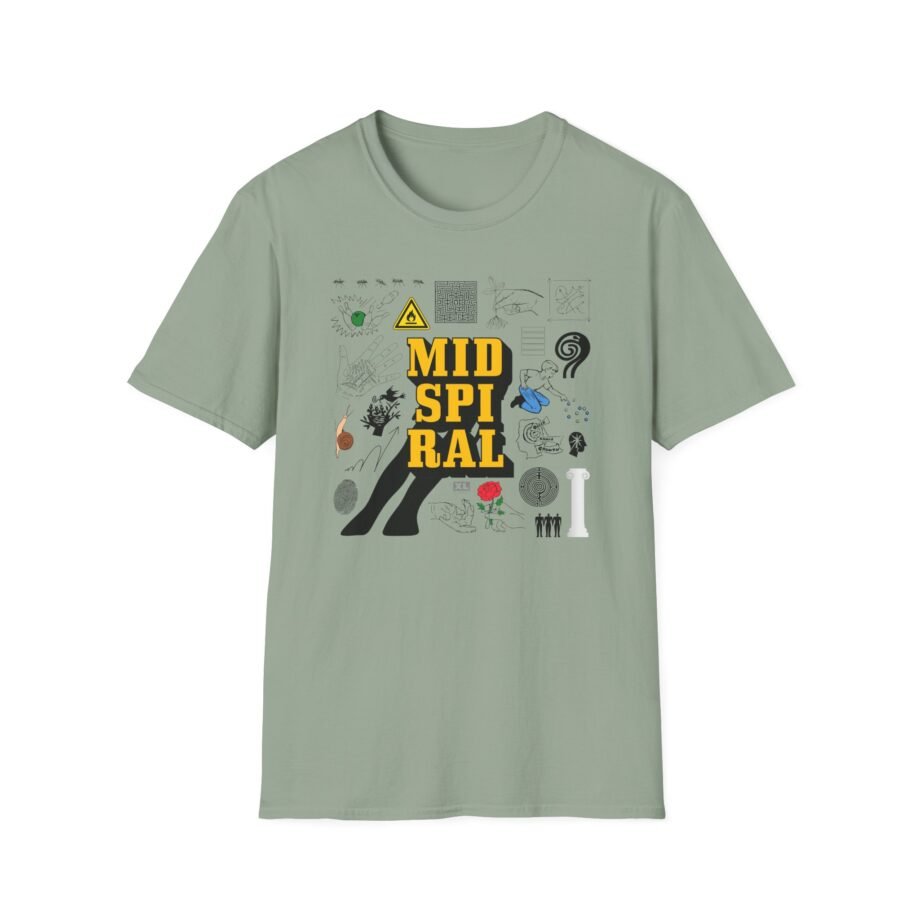 Badbadnotgood Mid Spiral Unisex Softstyle T-Shirt