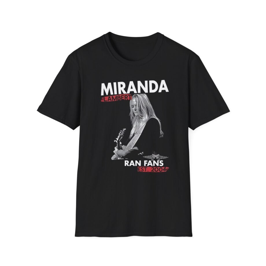 Miranda Lambert Ran Fans Exclusive Est. 2004 Unisex Softstyle T-shirt