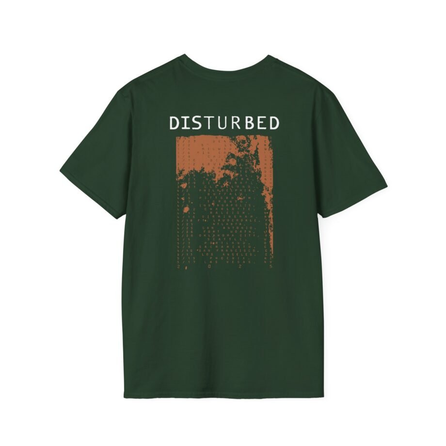 Disturbed Numb the Sickness Tour Unisex Softstyle T-Shirt