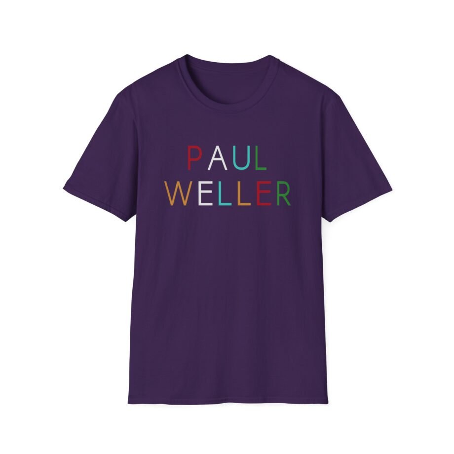 Paul W Multicolour Logo Unisex Soft-style T-shirt