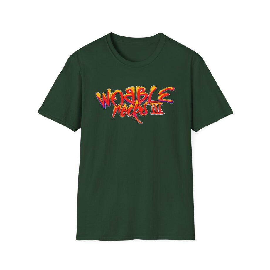 Ganja White Night Wobble Rocks Unisex Softstyle T-Shirt