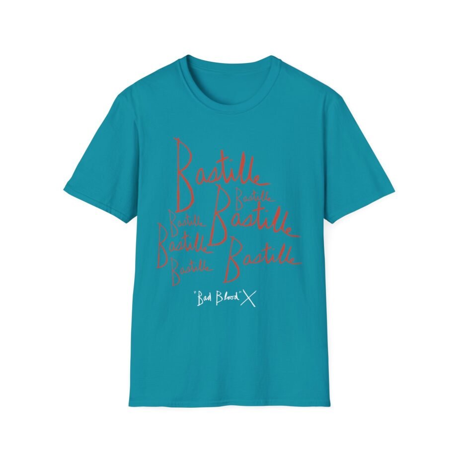 Bastille Bad Blood Handwriting Unisex Softstyle T-Shirt