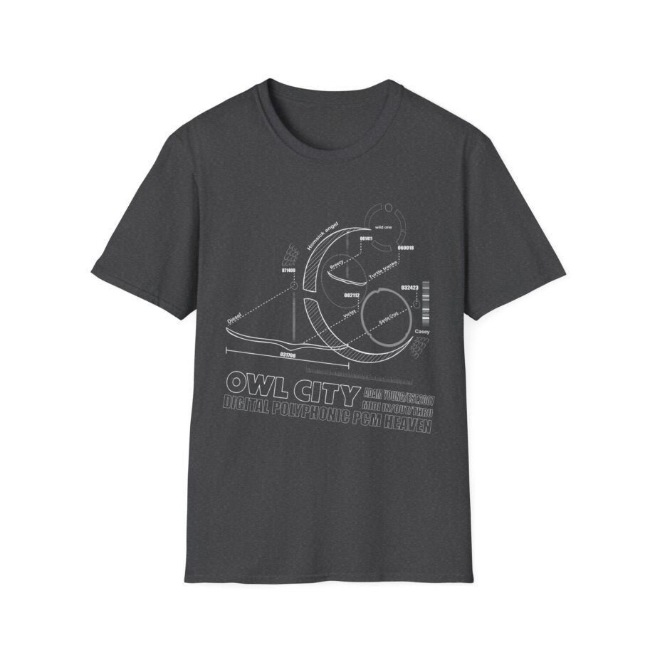 Owl City Schematic Unisex Soft-style T-shirt