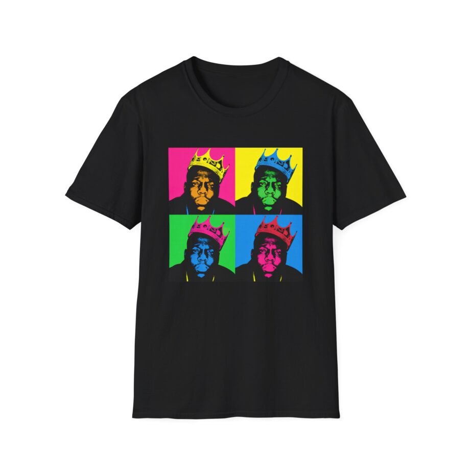 Biggie Smalls Crown Pop Art Unisex Softstyle T-Shirt