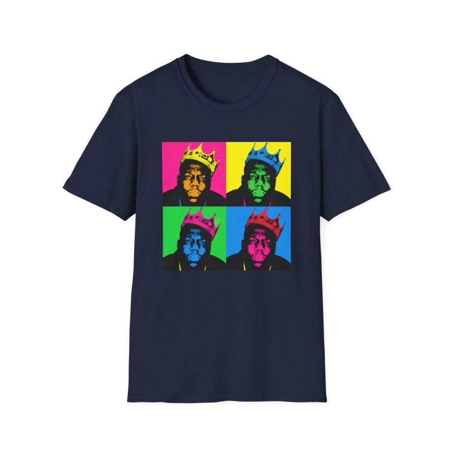 Biggie Smalls Crown Pop Art Unisex Softstyle T-Shirt
