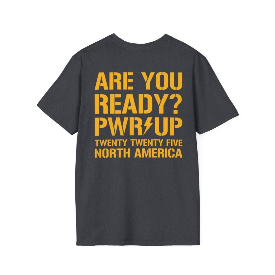 Acdc Are You Ready? Pwr Up 2025 Tour Unisex Softstyle T-Shirt
